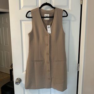 Abercrombie Khaki Mara Vest Mini Dress, Size M Tall